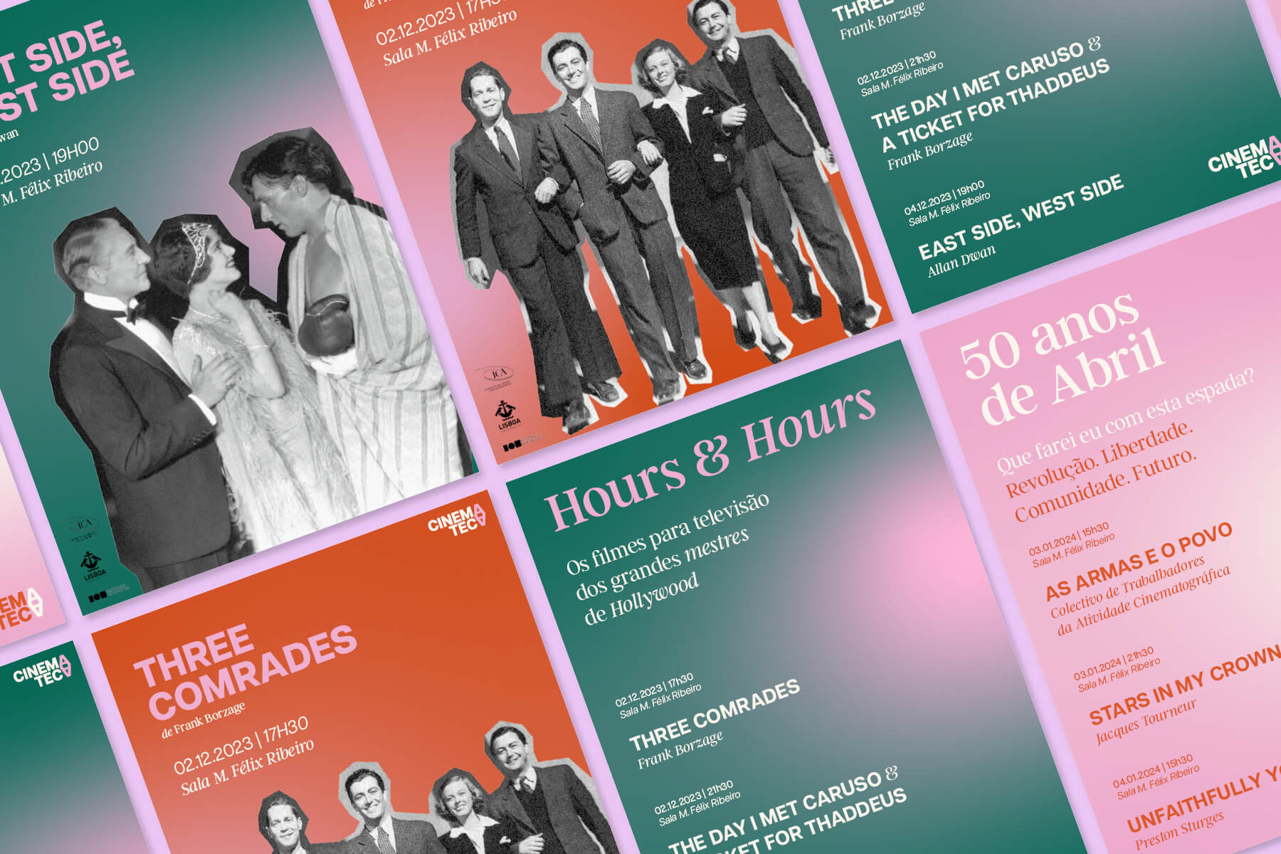 montagem de cartazes e flyers